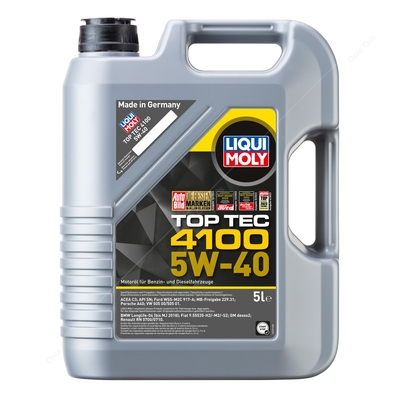 Liqui Moly Top Tec 4100 5W-40 Synthetic Technology Based Engine Oil