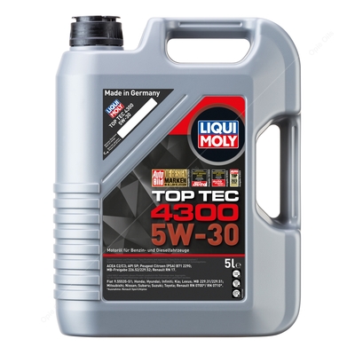 Liqui Moly Top Tec 4300 5W-30 Synthetic Technology Engine Oil