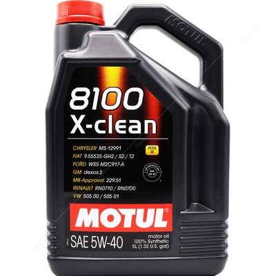 Motul 8100 X-Clean 5w-40 Fully Synthetic Car Engine Oil