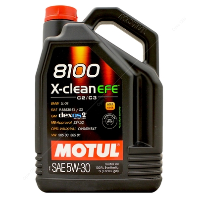 Motul 8100 X-Clean EFE 5w-30 Fully Synthetic Car Engine Oil
