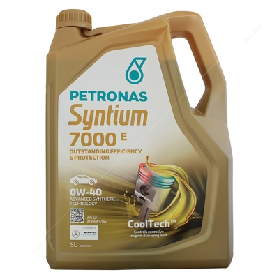 PETRONAS Syntium 7000 E 0W-40 SP Cooltech Fully Synthetic Car Engine Oil 1L