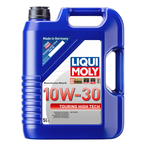 Liqui Moly 1272 Touring High Tech 10W-30 All-Season Mineral Engine Oil - 5 Litres