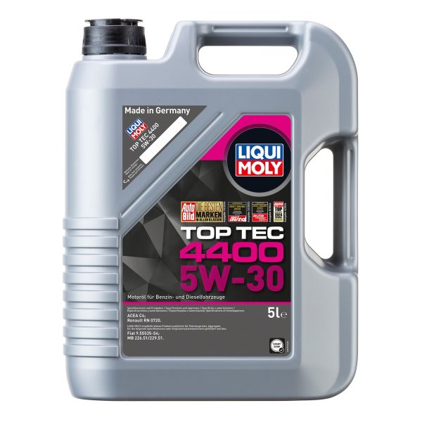 Liqui Moly 2322 Top Tec 4400 5W-30 Engine Oil For Renault - 5 Litres